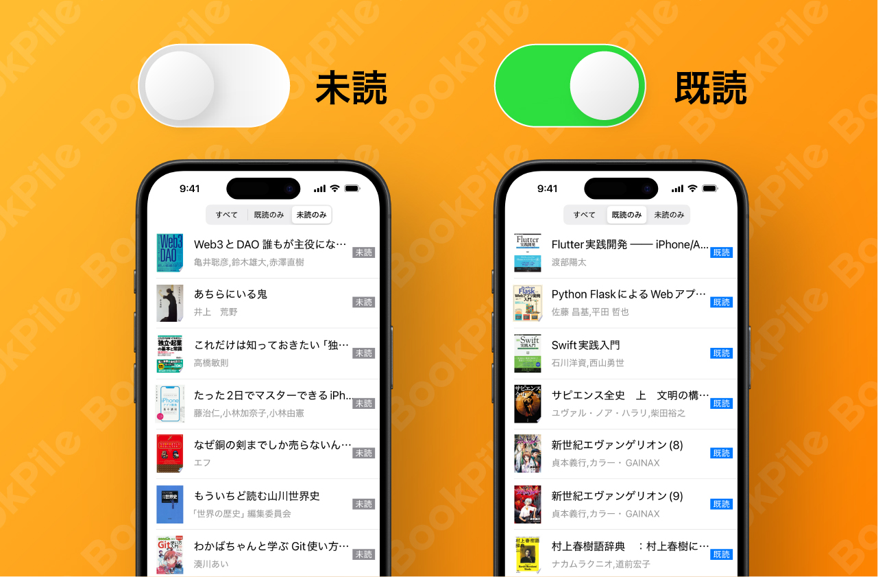 未読・既読を管理